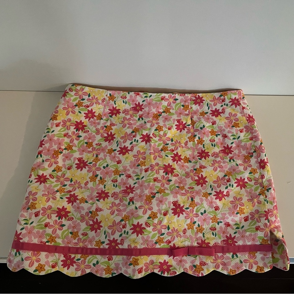 Lilly Pulitzer skirt with shorts underneath